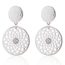 Серьги Ловец снов, 62х32х12мм 1G0041-2