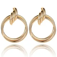 Серьги под золото, 65х50х10мм 1G0057-1