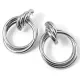 Серьги под серебро, 65х50х10мм 1G0057-2