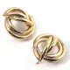 Серьги под золото, 34х28х12мм 1G0059-1