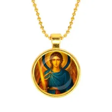 Кулон, цвет золото, с цепочкой, Архангел Михаил C1115032