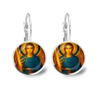 Серьги металлические, Архангел Михаил C1115038