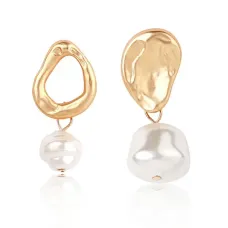 Асимметричные серьги с барочным жемчугом 1G0108-1