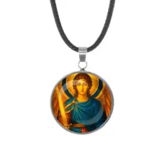 Кулон, нержавеющая сталь, со шнурком, Архангел Михаил C1115062