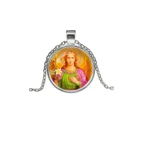 Кулон, цвет серебро, с цепочкой, Архангел Михаил C1116026