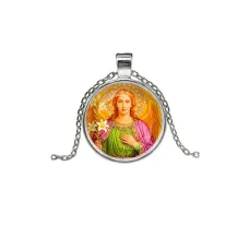 Кулон, цвет серебро, с цепочкой, Архангел Михаил C1116026