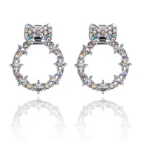 Серьги Кольцо с бантом 1G0190