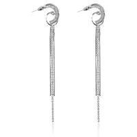 Серьги Сияние, цвет серебро 1G0197-1