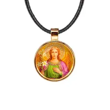 Кулон, цвет золото, со шнурком, Архангел Михаил C1116033