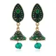 Серьги Колокольчик, цвет зеленый 1G0230-3