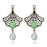 Серьги Капли 55х30мм 1G0235