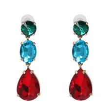 Серьги Капля, 63х18х10мм 1G0334-2