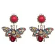 Серьги Мотылек, 51х47х10мм 1G0340