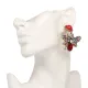 Серьги Мотылек, 51х47х10мм 1G0340