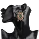 Серьги Черепаха, 55х55х10мм 1G0351