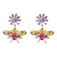 Серьги Муха, 45х35х10мм 1G0352