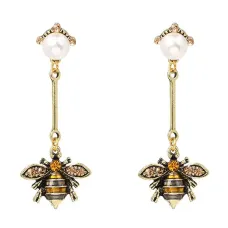 Серьги Муха, 65х25х10мм 1G0381-1