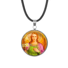 Кулон, нержавеющая сталь, со шнурком, Архангел Михаил C1116062