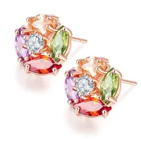 Серьги Бутон с позолотой 1G0392