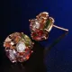 Серьги Бутон с позолотой 1G0392