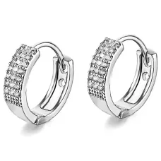 Серьги с посеребрением 1G0393