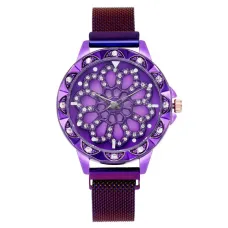 Часы с вращающимся циферблатом, цвет фиолетовый 1H0003-6