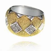 Кольцо со стразами Сваровски, размер 18 UC012-18