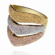 Кольцо Трехцветное, размер 16 UC014-16