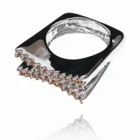 Кольцо со стразами Сваровски, размер 18 UC033-18