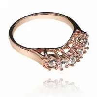 Кольцо со стразами Сваровски, размер 16 UC060-16
