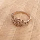 Кольцо со стразами Сваровски, размер 18 UC064-18