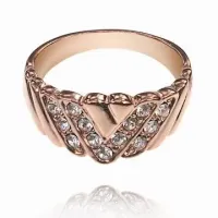 Кольцо со стразами Сваровски, размер 17 UC065-17