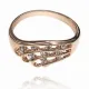 Кольцо со стразами Сваровски, размер 17 UC070-17