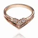Кольцо со стразами Сваровски, размер 19 UC071-19