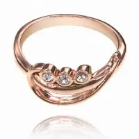 Кольцо со стразами Сваровски, размер 18 UC074-18