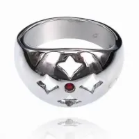 Кольцо с фианитом, размер 17 UC093-17