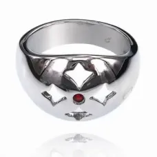 Кольцо с фианитом, размер 19 UC093-19