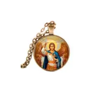 Кулон, цвет бронза, с цепочкой, Архангел Михаил C1117028