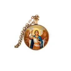 Кулон, цвет бронза, с цепочкой, Архангел Михаил C1117028