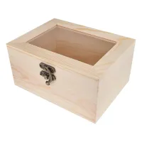 Деревянная шкатулка, 16х12х8см BOX024