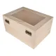 Деревянная шкатулка, 16х12х8см BOX024