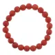 Браслет из натурального камня Лава, 8мм, цвет оранжевый BJBS-310-08