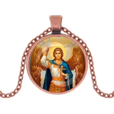 Кулон, цвет медь, с цепочкой, Архангел Михаил C1117030