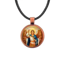 Кулон, цвет медь, со шнурком, Архангел Михаил C1117031