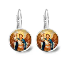Серьги металлические, Архангел Михаил C1117038