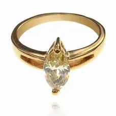 Кольцо с кристаллом Сваровски, размер 18 UC100-18