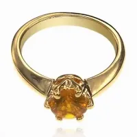 Кольцо с кристаллом Сваровски, размер 18 UC101-18