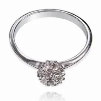 Кольцо Бутон со стразами Сваровски, размер 16 UC104-16