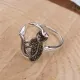 Кольцо Сова со стразами, размер 16 UC115-16