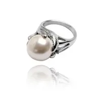 Кольцо с искусственным жемчугом, размер 18 UC143-18